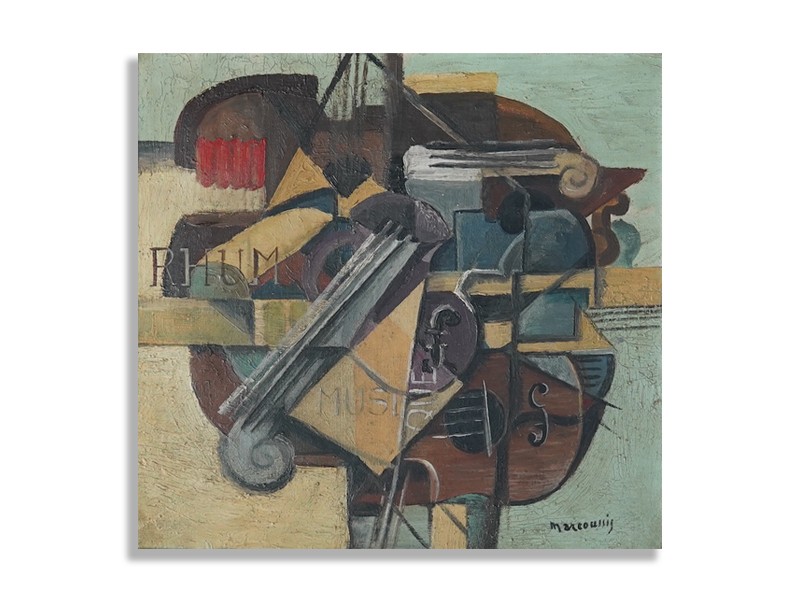 Lot 95 , Louis Marcoussis (Polish, 1883-1941), 'Rhum & Musique'